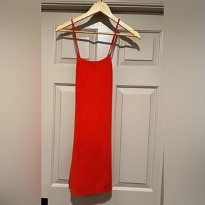 JCrew Knit Red Women's Mini Dress Sz S